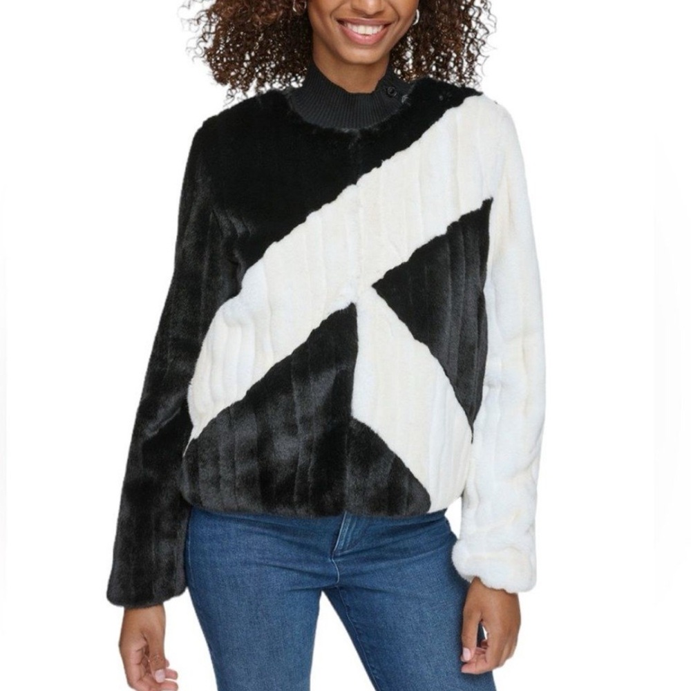 Karl Lagerfield Women faux fur jacket